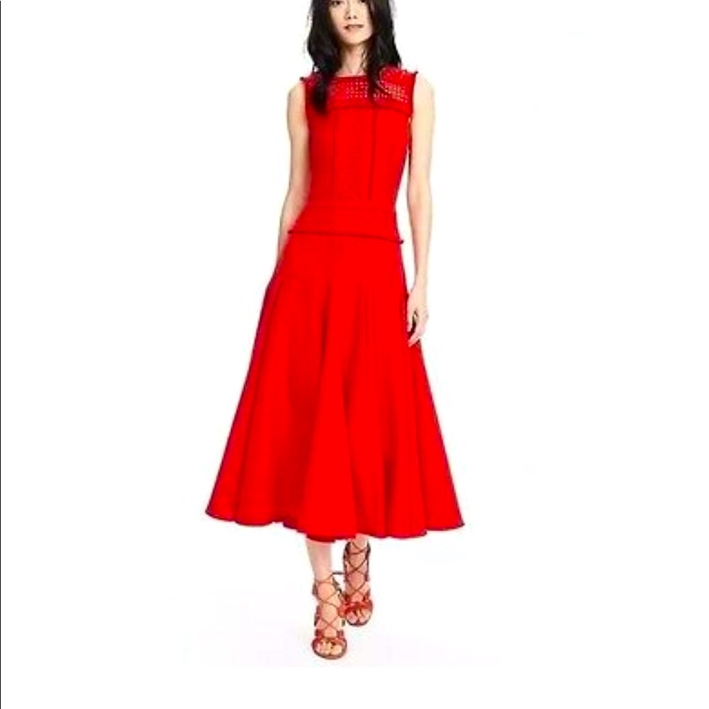 Banana Republic x Timo Weiland GORGEOUS Red Dress- size 0